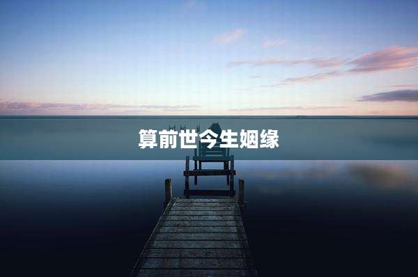 算前世今生姻缘