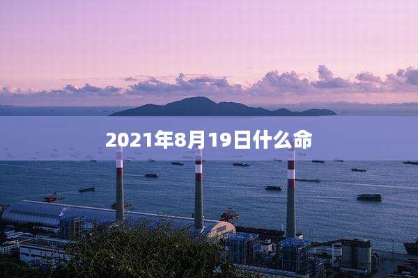 2021年8月19日什么命
