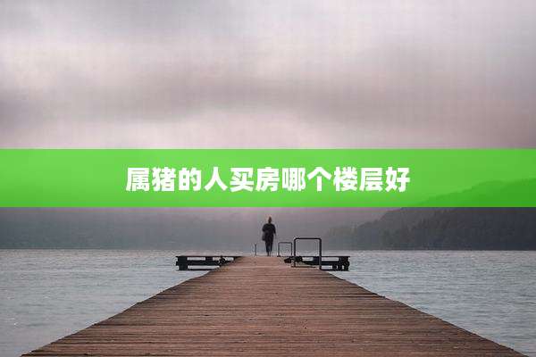 属猪的人买房哪个楼层好