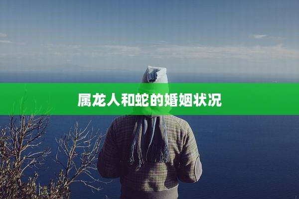 属龙人和蛇的婚姻状况