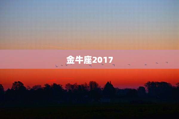 金牛座2017