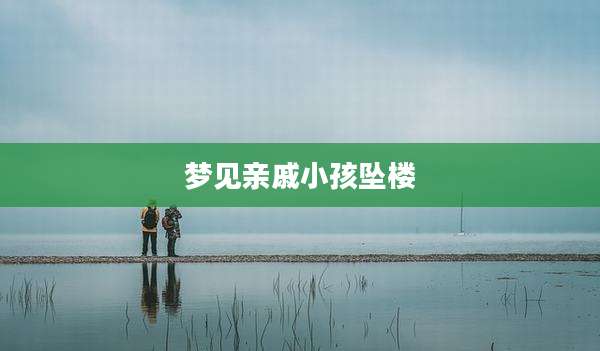 梦见亲戚小孩坠楼