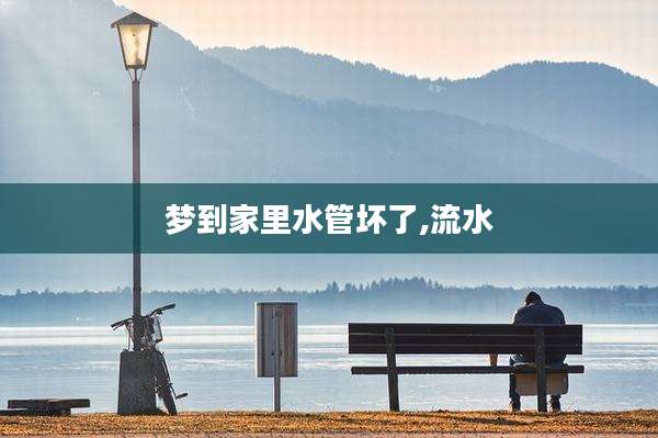 梦到家里水管坏了,流水