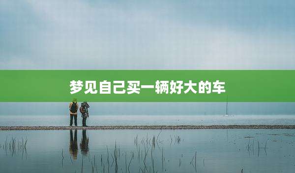 梦见自己买一辆好大的车