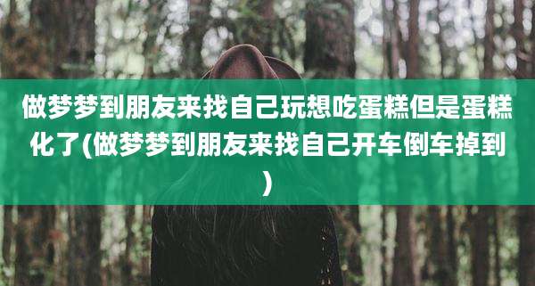 做梦梦到朋友来找自己玩想吃蛋糕但是蛋糕化了(做梦梦到朋友来找自己开车倒车掉到)
