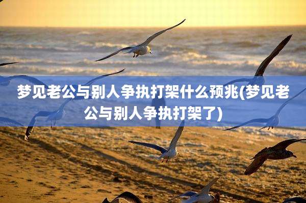 梦见老公与别人争执打架什么预兆(梦见老公与别人争执打架了)
