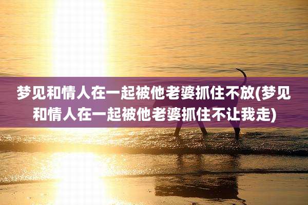 梦见和情人在一起被他老婆抓住不放(梦见和情人在一起被他老婆抓住不让我走)