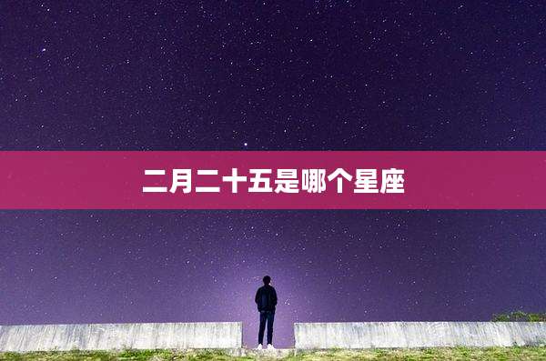 二月二十五是哪个星座