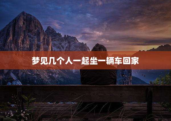 梦见几个人一起坐一辆车回家