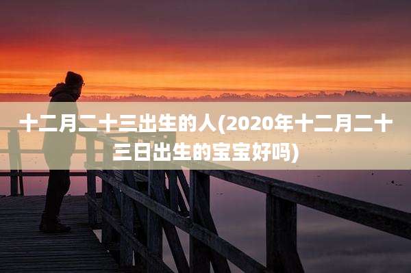 十二月二十三出生的人(2020年十二月二十三日出生的宝宝好吗)