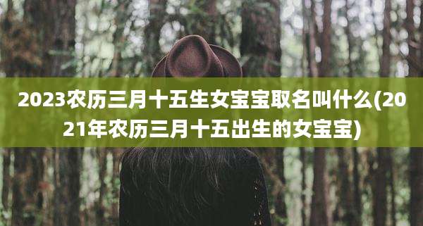 2023农历三月十五生女宝宝取名叫什么(2021年农历三月十五出生的女宝宝)
