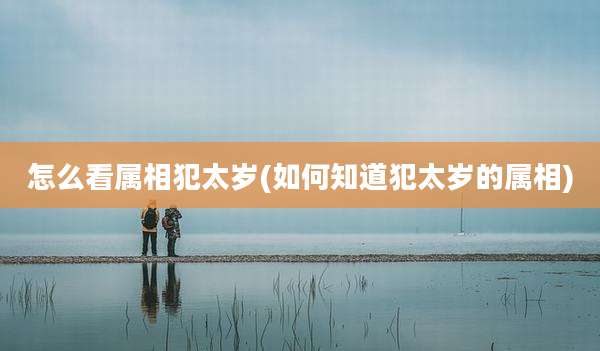 怎么看属相犯太岁(如何知道犯太岁的属相)
