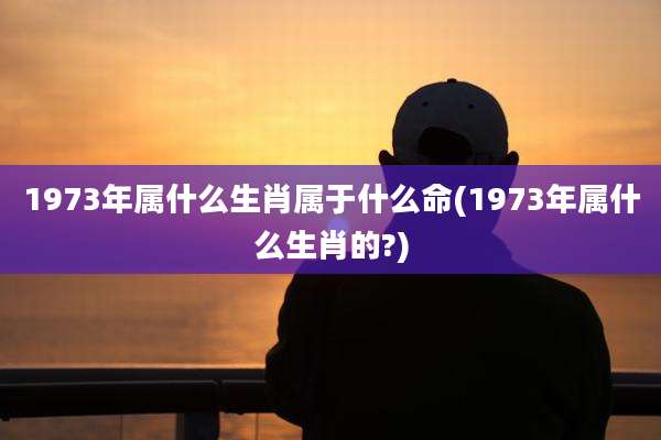 1973年属什么生肖属于什么命(1973年属什么生肖的?)