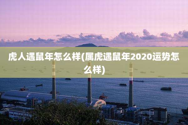 虎人遇鼠年怎么样(属虎遇鼠年2020运势怎么样)