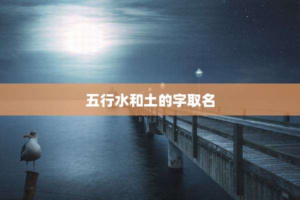 五行水和土的字取名