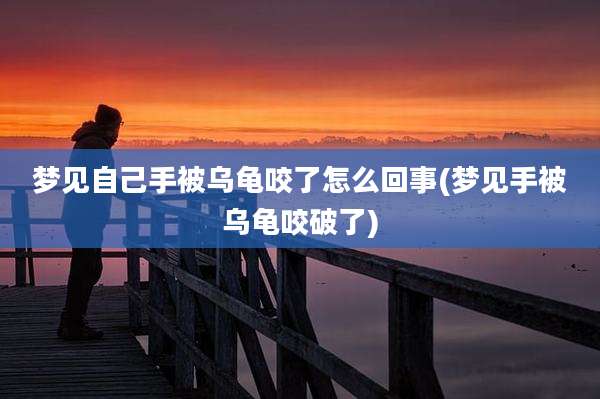 梦见自己手被乌龟咬了怎么回事(梦见手被乌龟咬破了)