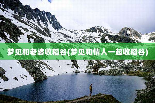 梦见和老婆收稻谷(梦见和情人一起收稻谷)