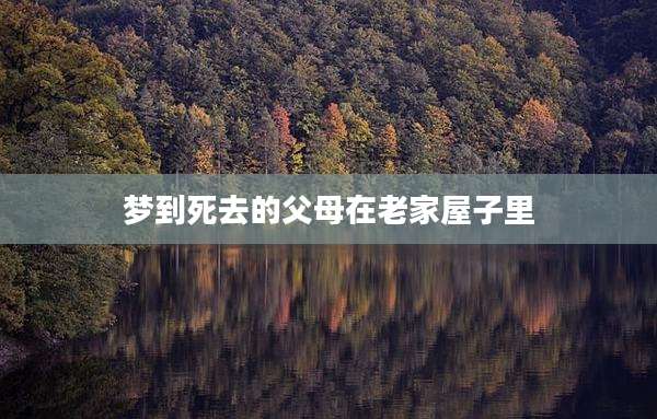 梦到死去的父母在老家屋子里