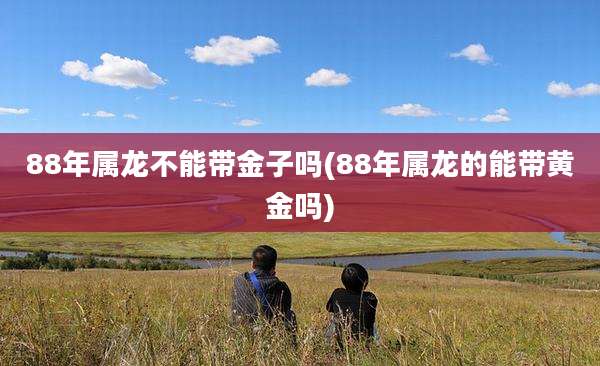 88年属龙不能带金子吗(88年属龙的能带黄金吗)