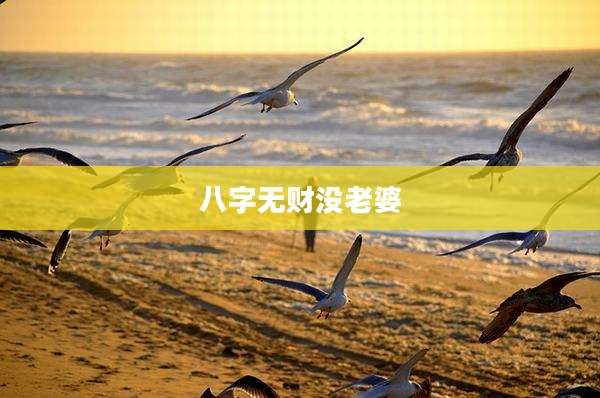八字无财没老婆