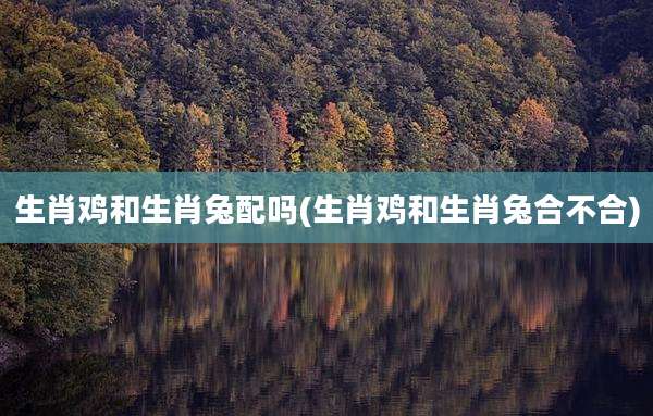 生肖鸡和生肖兔配吗(生肖鸡和生肖兔合不合)