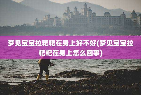梦见宝宝拉粑粑在身上好不好(梦见宝宝拉粑粑在身上怎么回事)