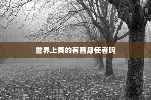 世界上真的有替身使者吗