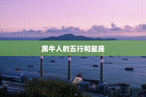 属牛人的五行和星座