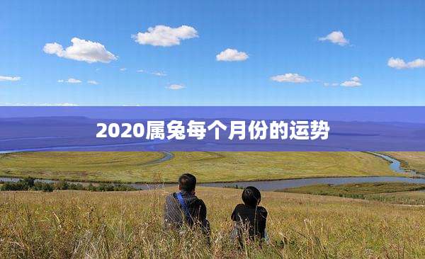 2020属兔每个月份的运势