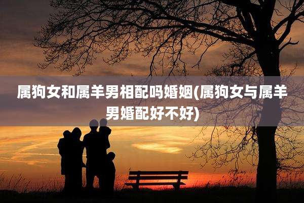 属狗女和属羊男相配吗婚姻(属狗女与属羊男婚配好不好)