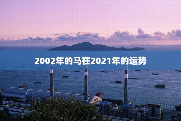 2002年的马在2021年的运势