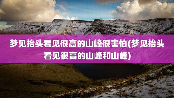梦见抬头看见很高的山峰很害怕(梦见抬头看见很高的山峰和山峰)