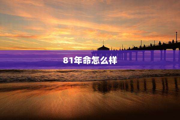 81年命怎么样