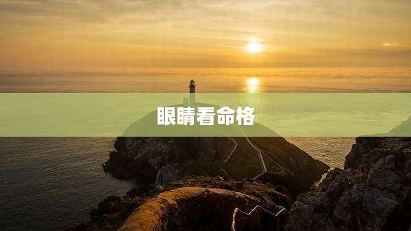 眼睛看命格