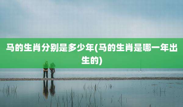马的生肖分别是多少年(马的生肖是哪一年出生的)