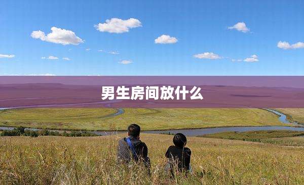 男生房间放什么