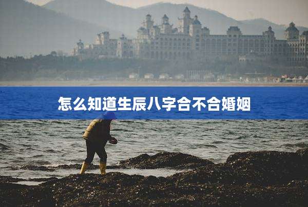 怎么知道生辰八字合不合婚姻