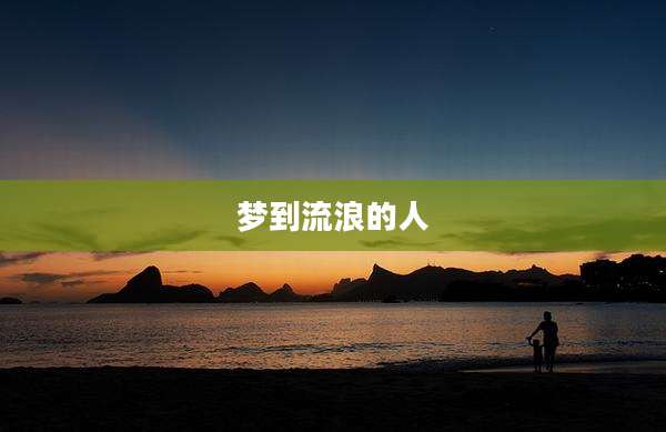 梦到流浪的人