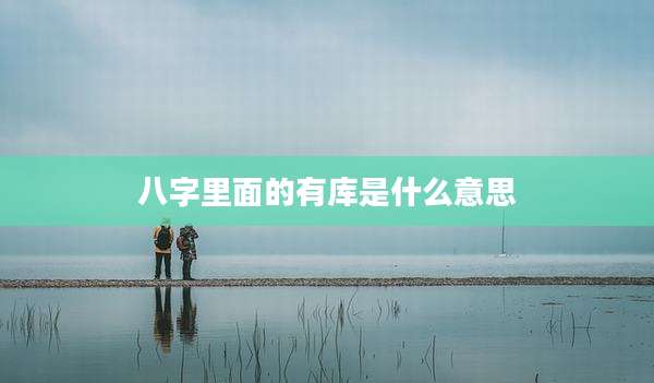 八字里面的有库是什么意思
