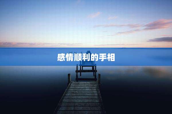 感情顺利的手相