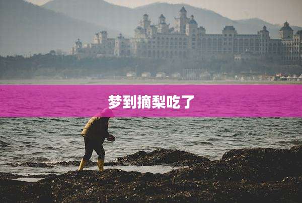梦到摘梨吃了