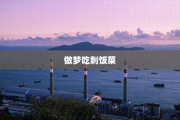 做梦吃剩饭菜