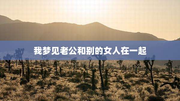 我梦见老公和别的女人在一起