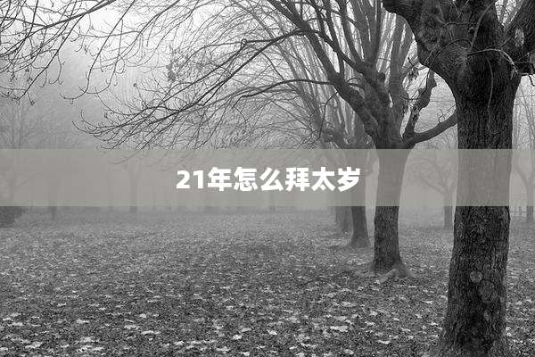 21年怎么拜太岁