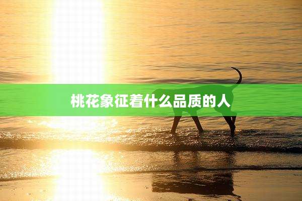 桃花象征着什么品质的人