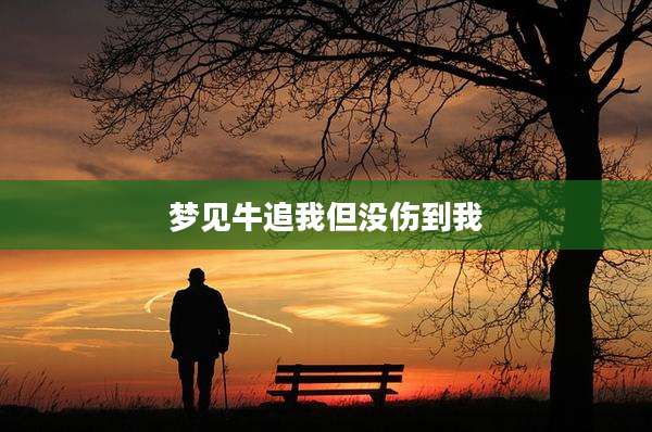 梦见牛追我但没伤到我