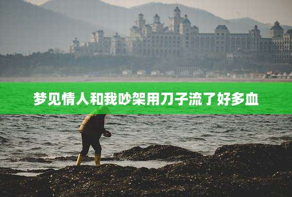 梦见情人和我吵架用刀子流了好多血