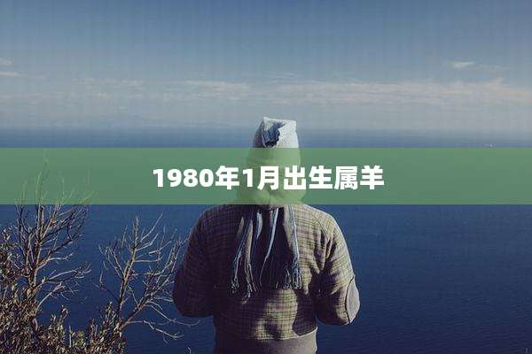 1980年1月出生属羊