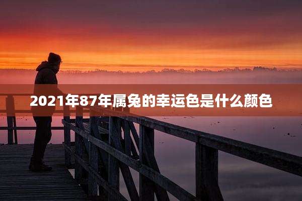 2021年87年属兔的幸运色是什么颜色