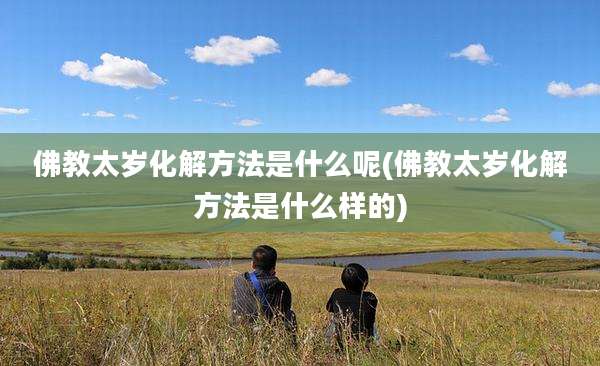 佛教太岁化解方法是什么呢(佛教太岁化解方法是什么样的)